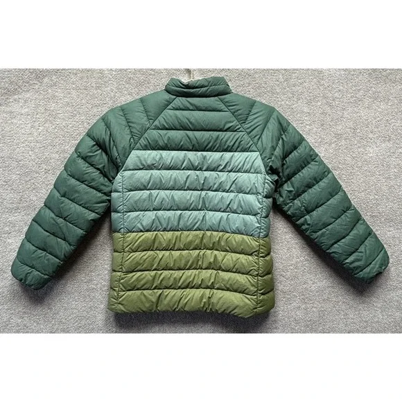 Kids Boys Patagonia Down Sweater Jacket Puffer Coat Winter Warm EUC XL 14 Green